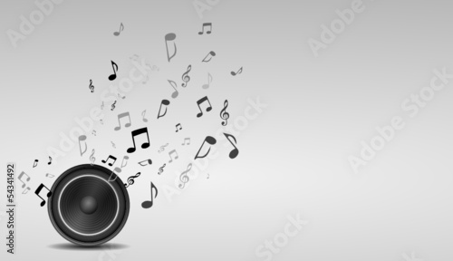 Lautsprecher Sound Noten