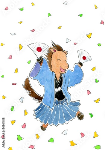 おめでたい馬