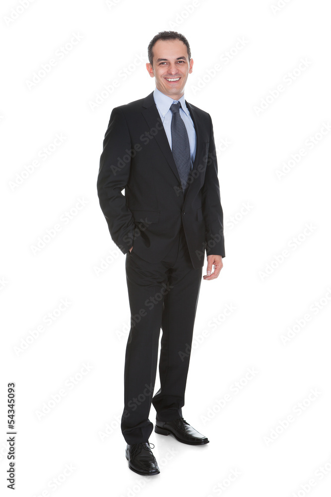 Portrait Of Happy Businessman Portrait Of Happy Businessman