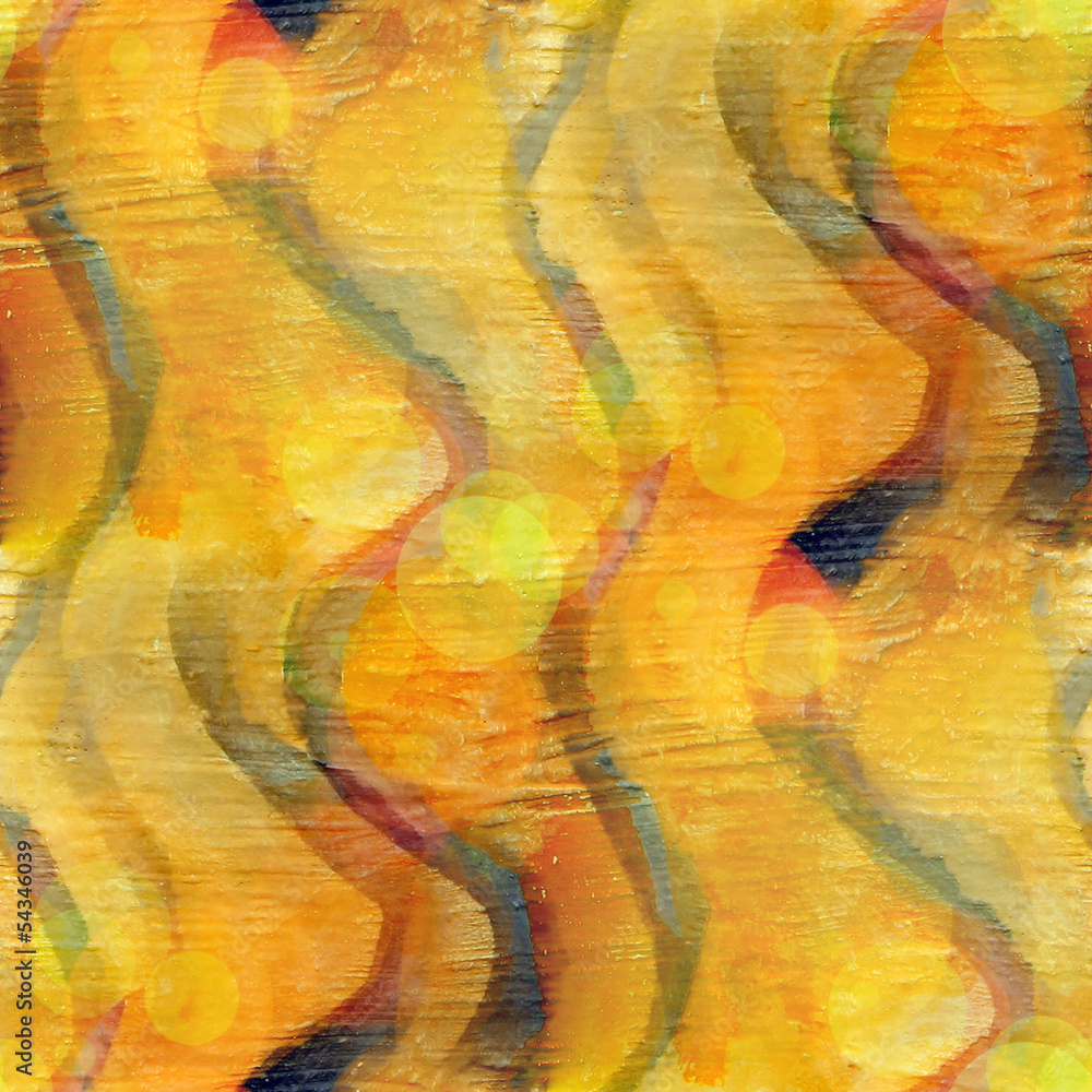 sunlight yellow, black grunge texture, watercolor seamless backg