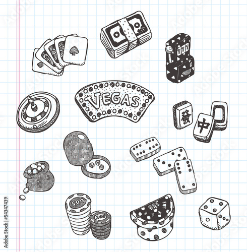 Photography doodle casino cions