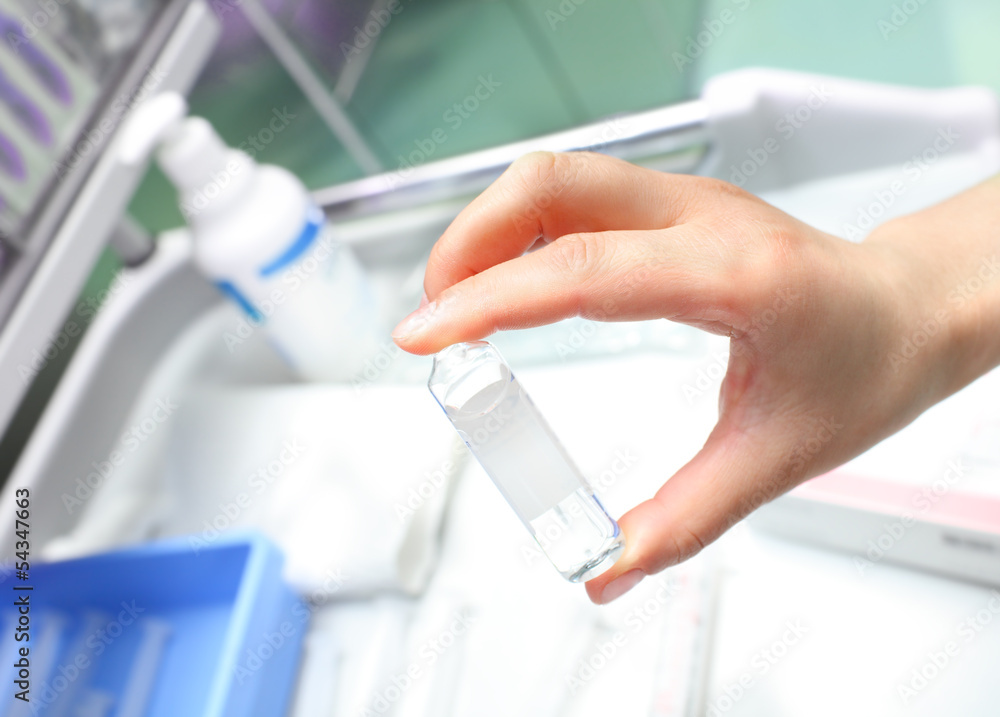 Nurse with medication in hospital Nurse with medication in hospital