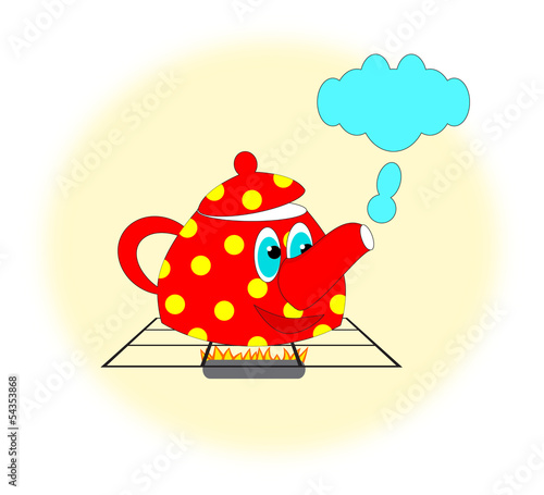 Cute teapot