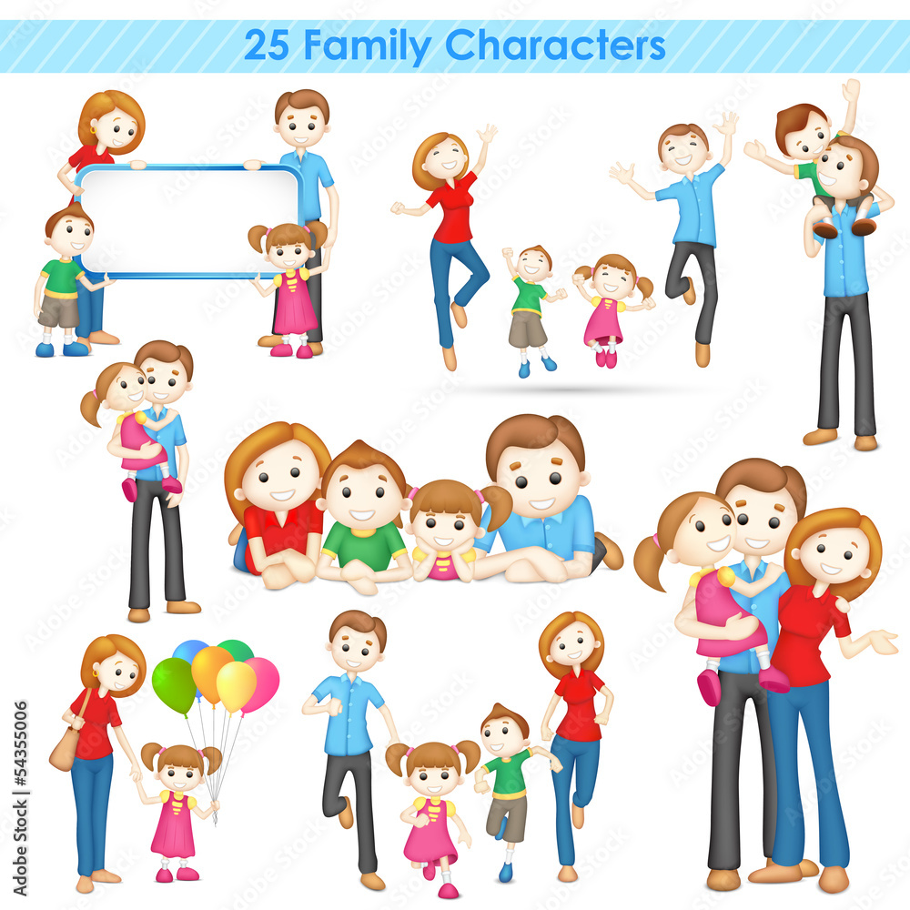 3d Family Collection