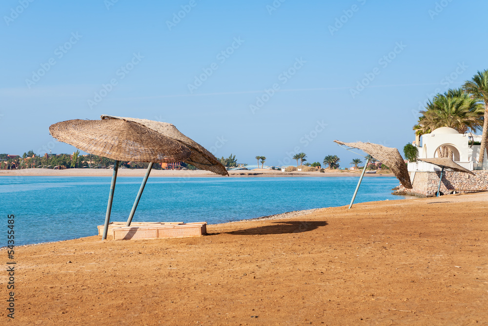 Beach at El Gouna. Egypt