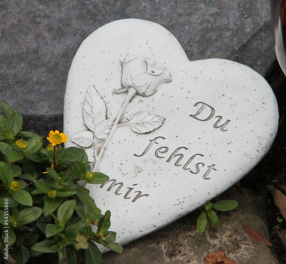 Trauer Du fehlst mir StockFoto Adobe Stock