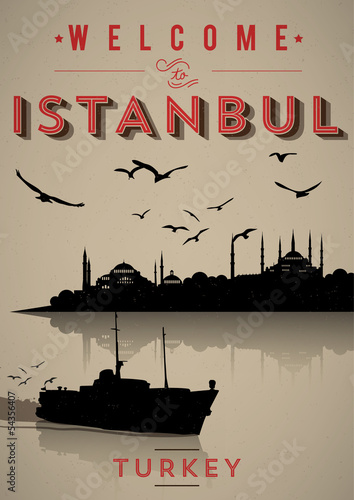 Vintage Istanbul Poster