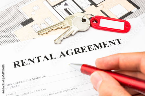 rental agreement contract photo