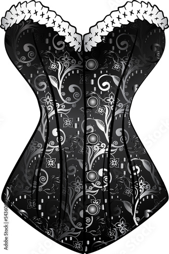 black corset