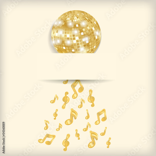 Abstract music background