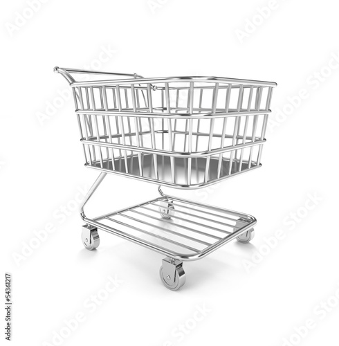 Gold shopping cart