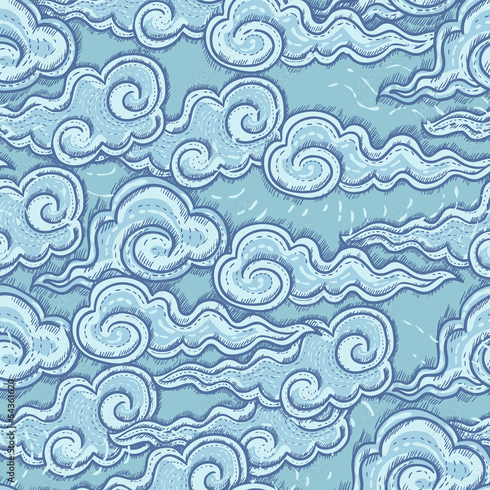 seamless pattern with waves seamless pattern with waves