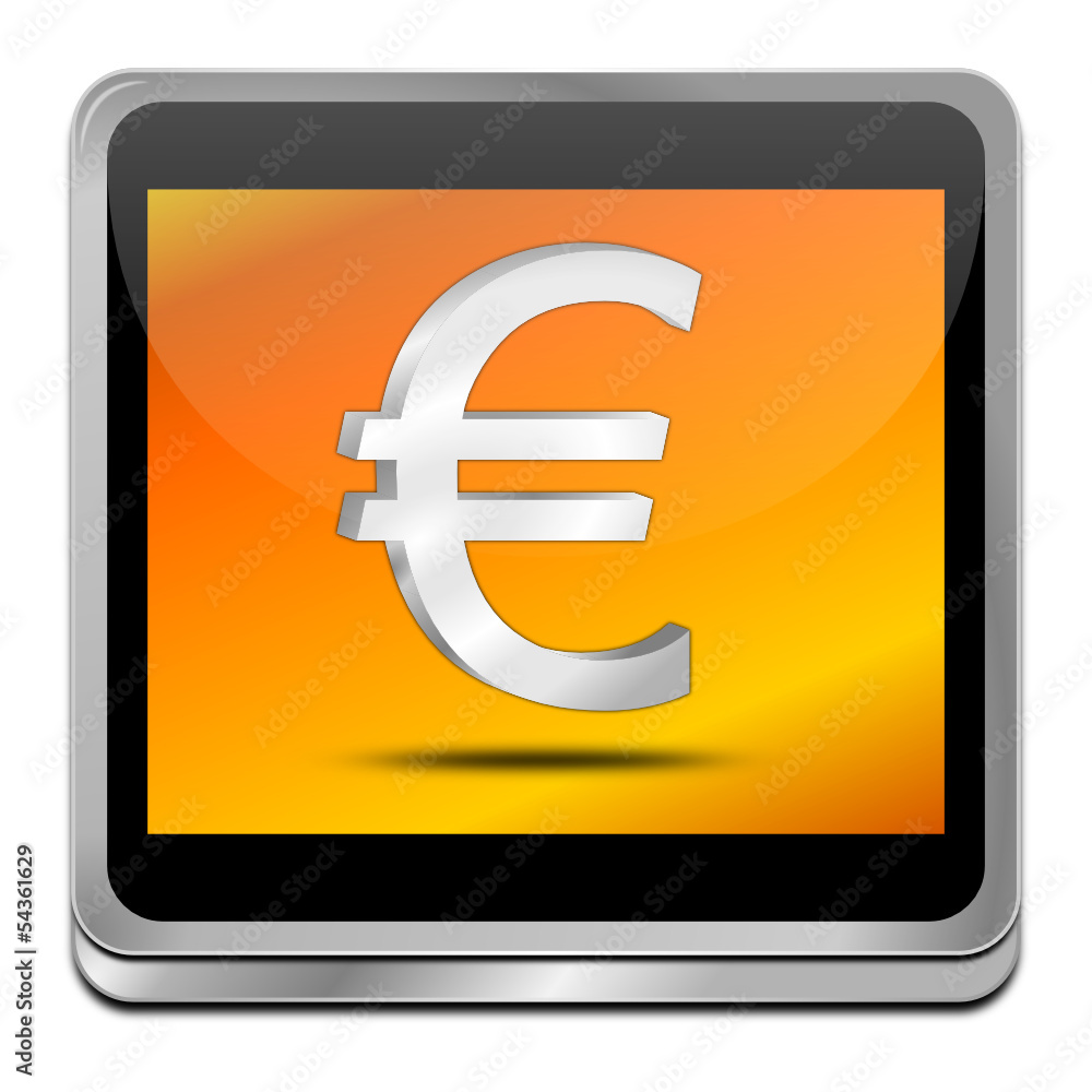 Button mit Euro Symbol Button mit Euro Symbol
