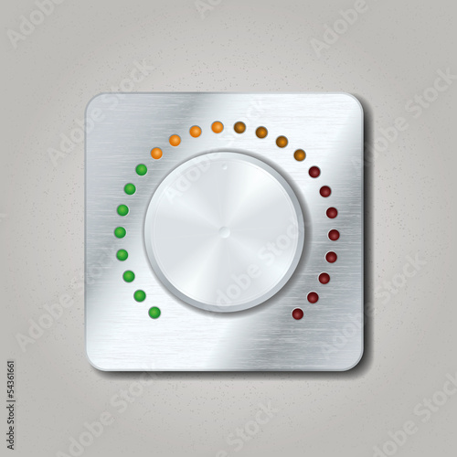 Square volume knob