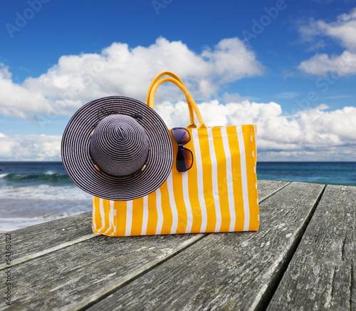 Badetasche am Meer