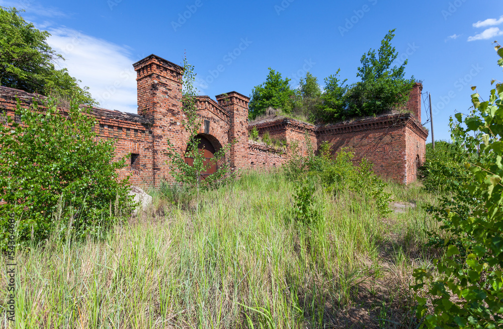 Prussian fortress ruins in Gdansk. Prussian fortress ruins in Gdansk.
