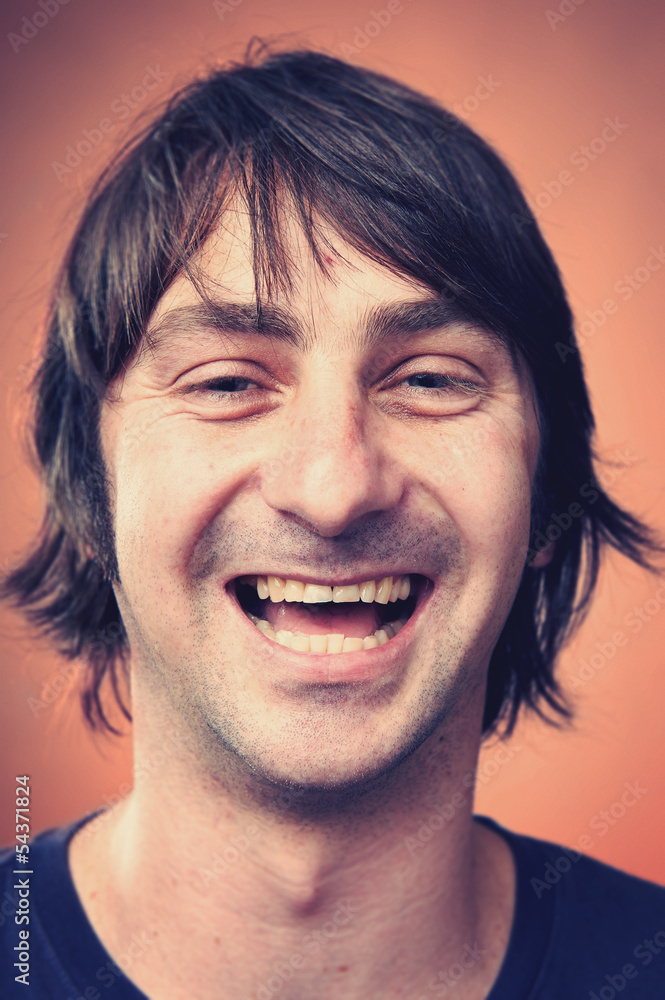 smiling portrait man smiling portrait man