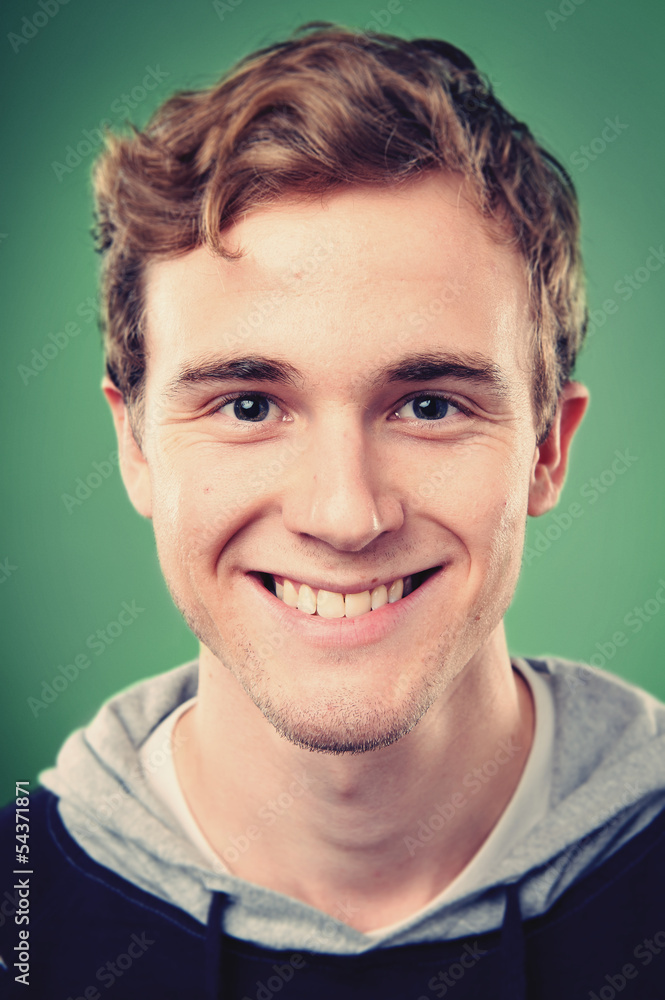 Fototapeta premium smiling portrait man