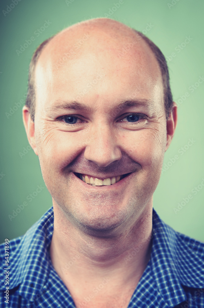 Fototapeta premium smiling portrait man