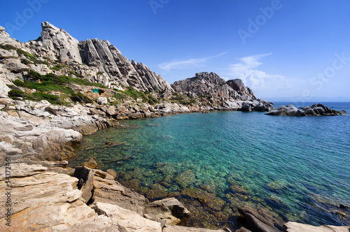 scenic bay on Valle della Luna. Sardinia, Italy