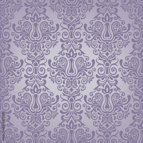 Seamless vintage pattern in purple