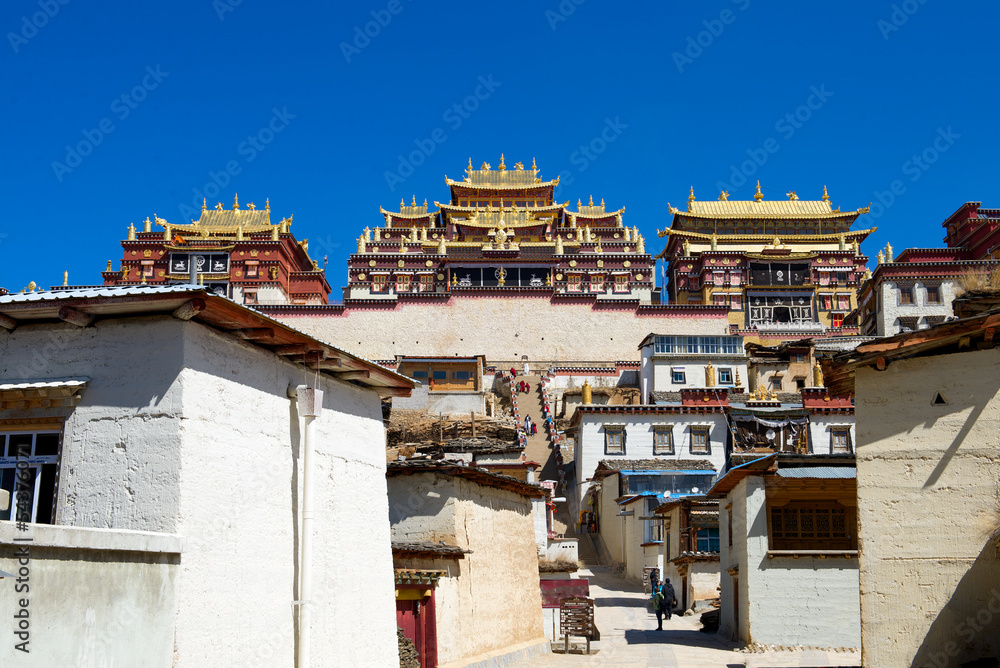 Monastery in Shangrila, Yunnan, China