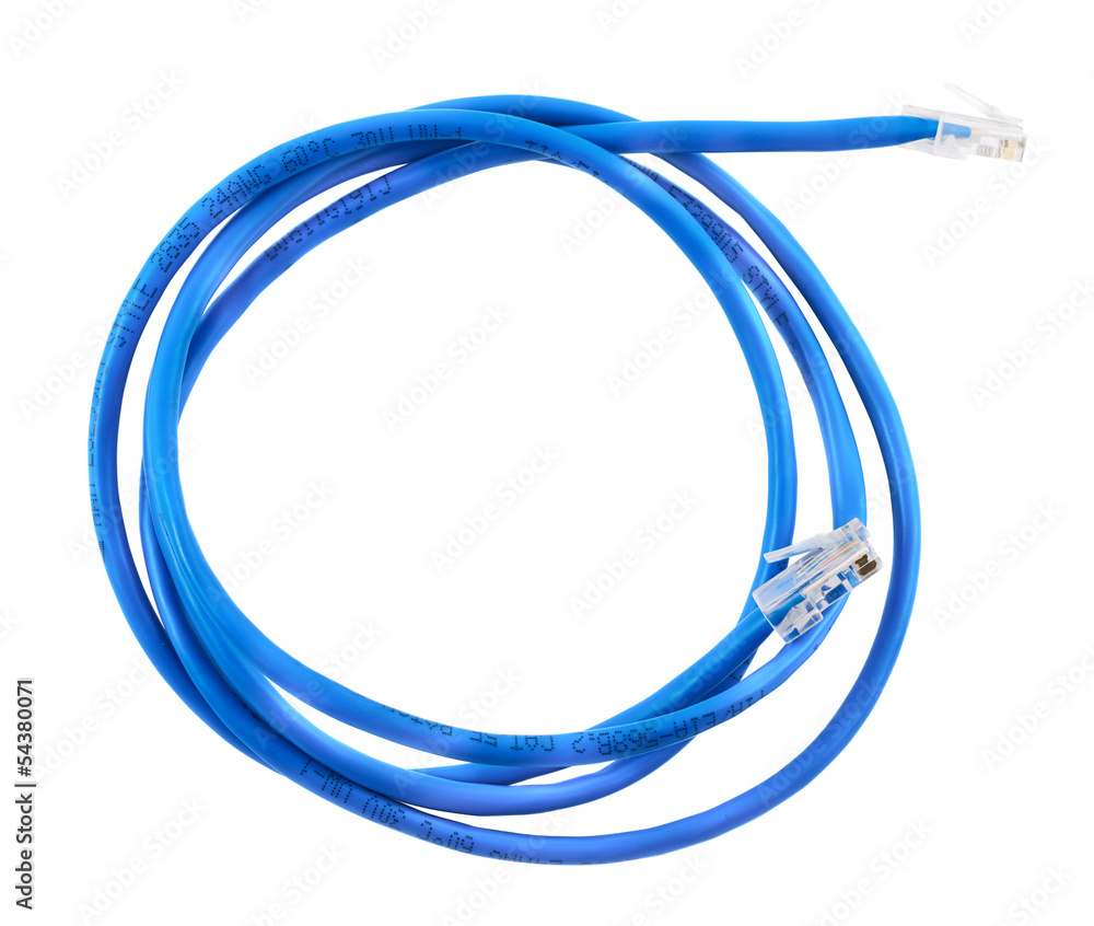 Twisted pair network cable isolated Twisted pair network cable isolated