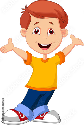 Cute boy cartoon
