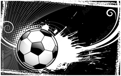 abstract soccer ball backround