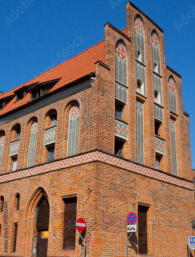 Old brick Granary in Torun, Poland