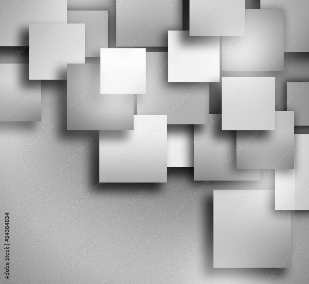 Abstract geometric shape of grey square