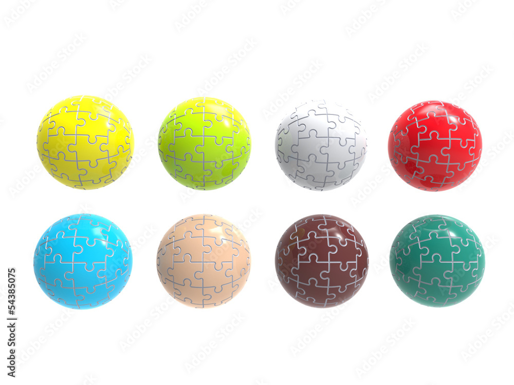 Fototapeta premium puzzleballs
