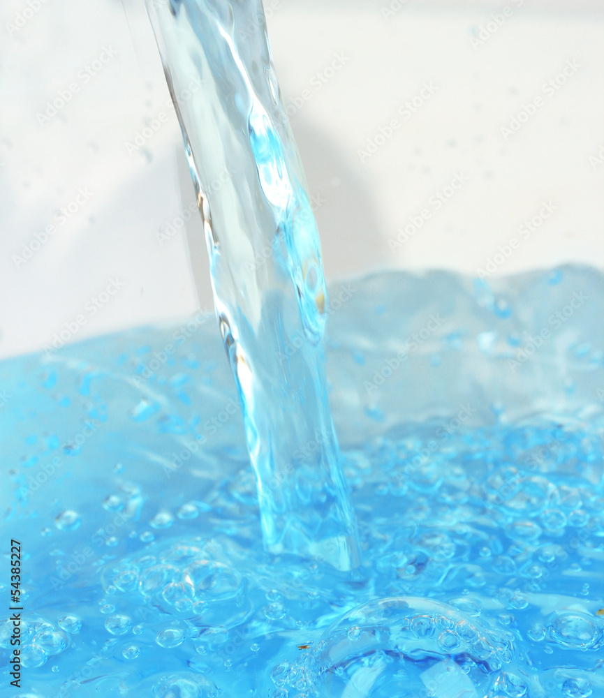 Water wave isolated on white Water wave isolated on white