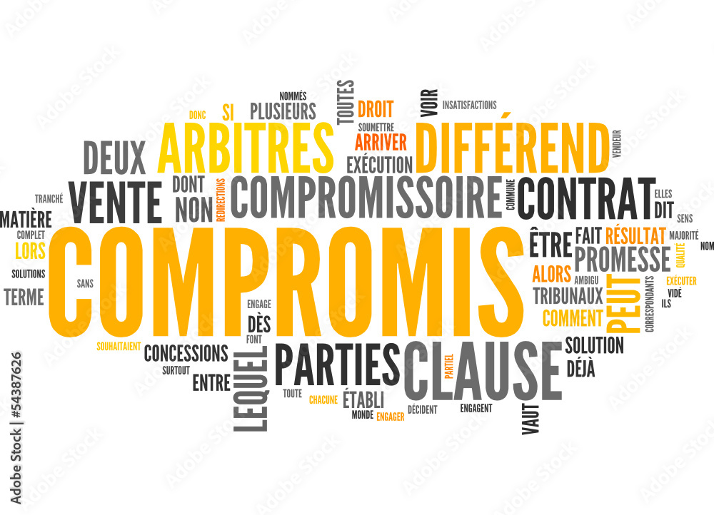 Compromis (consensus, conflit; tag cloud)