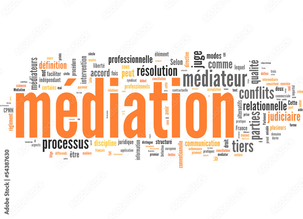 médiation (médiateur, négociation, conflit) médiation (médiateur, négociation, conflit)