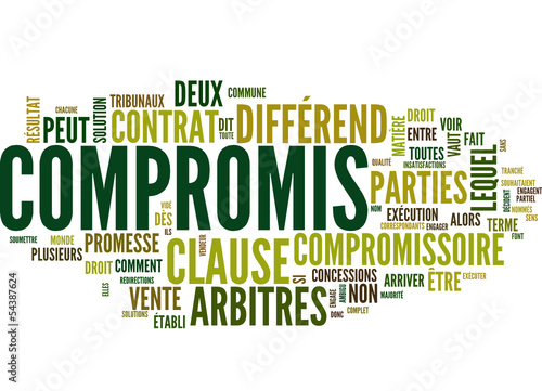 Compromis (consensus, conflit; tag cloud)
