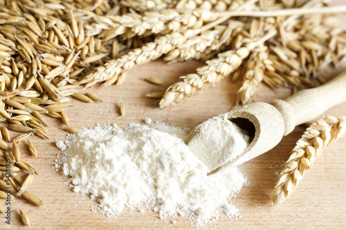 Natural grain for flour