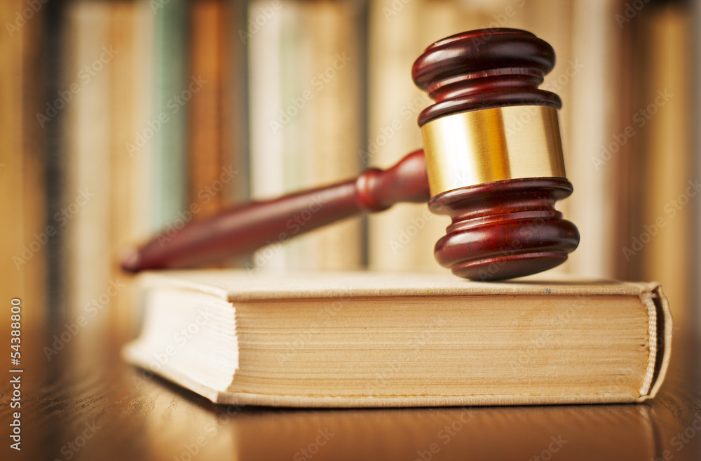 The verdict - a judges gavel The verdict - a judges gavel