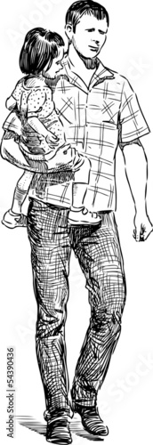 Dad and daughter