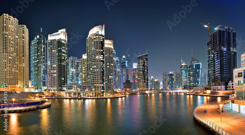 DUBAI, UAE - OCTOBER 23: View of the region of Dubai - Dubai Mar © dred2010