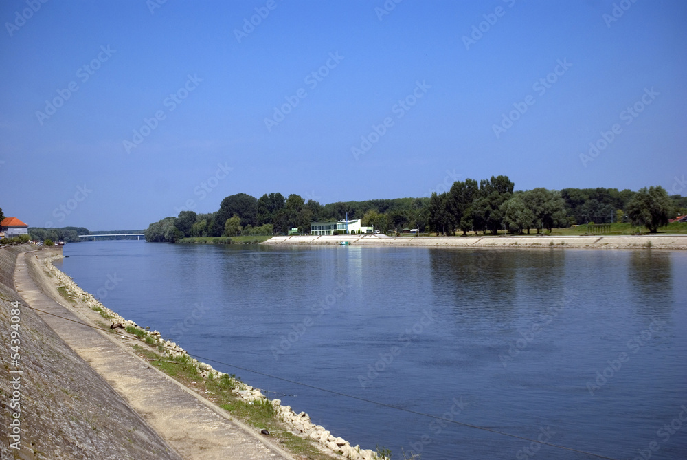 River Drava, Osijek, Croatia