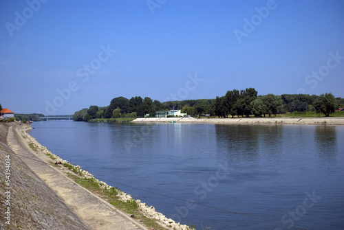 River Drava  Osijek  Croatia