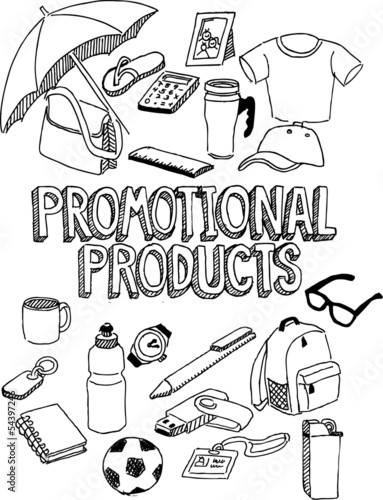 Promotional products doodle
