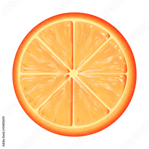 Разрезанный апельсин photo