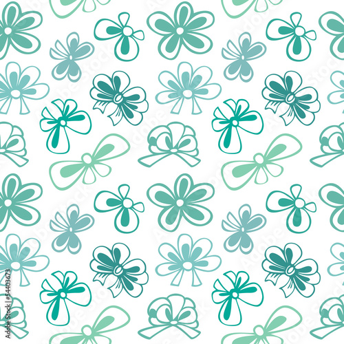 seamless pattern with gift bow