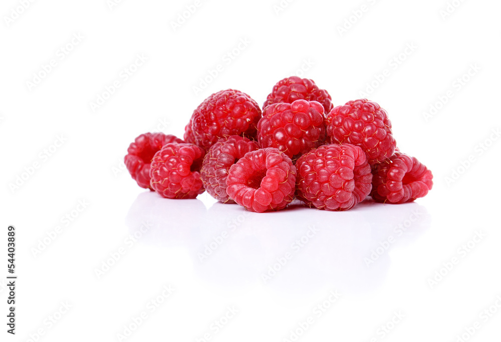 Raspberries, organic food Raspberries, organic food