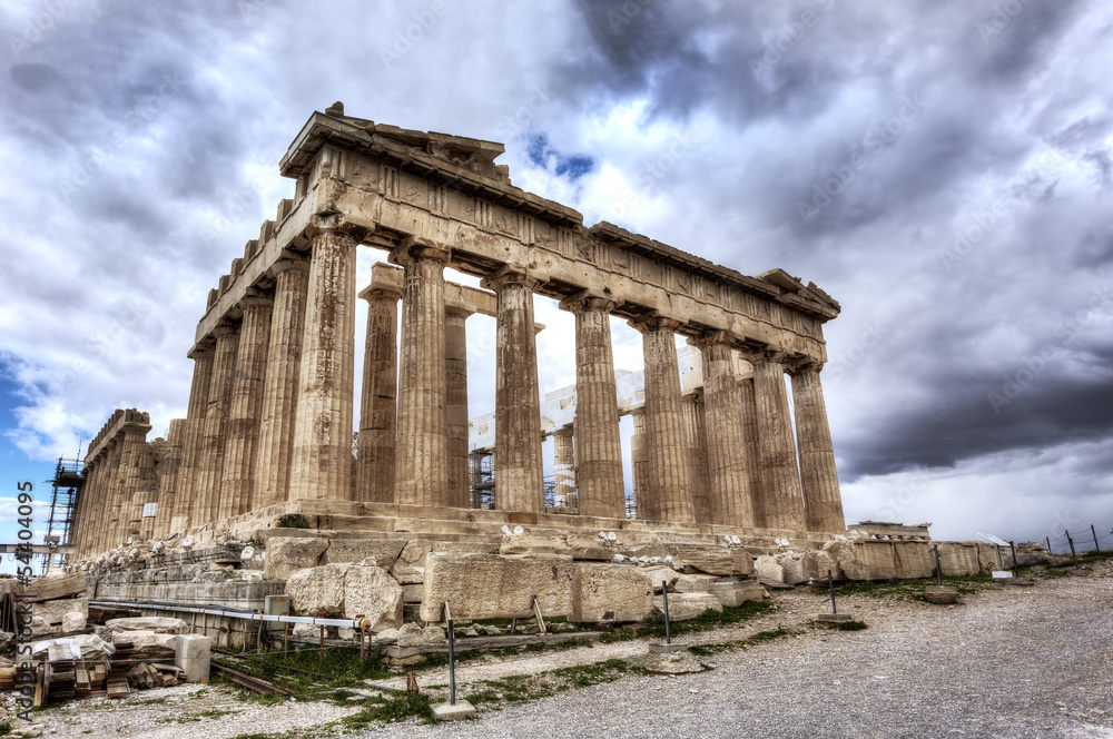 Fototapeta premium Parthenon temple on the Athenian Acropolis, Greece