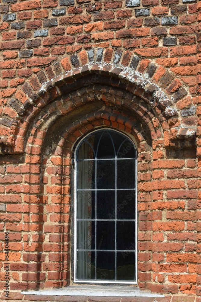 Brick Tudor window