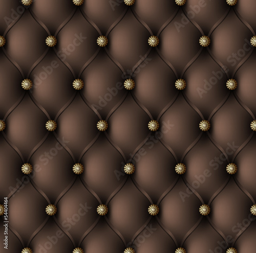 Brown upholstery seamless pattern