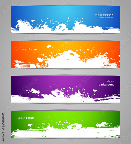 Splash designs set